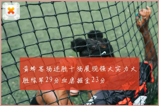 黄蜂客场连胜十场展现强大实力大胜绿军29分血虐掘金23分