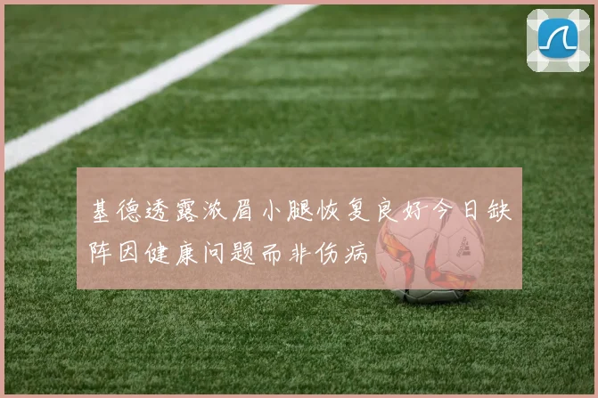 基德透露浓眉小腿恢复良好今日缺阵因健康问题而非伤病
