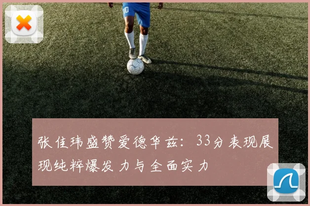 张佳玮盛赞爱德华兹：33分表现展现纯粹爆发力与全面实力